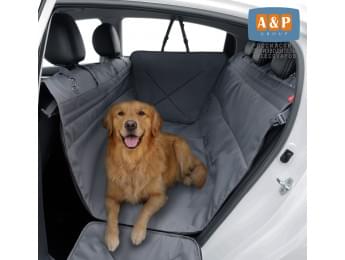 Автогамак Happy Dog Premium (Хэппи Дог Премиум). Цельный. Цвет: серый.