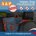 Автогамак Happy Dog (Хэппи Дог). На 1/3 заднего сиденья. 