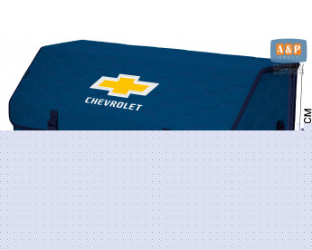Органайзер-саквояж "Союз" в багажник Chevrolet (Шевроле), размер XXL. Цвет: синий с синей прострочкой Соты.