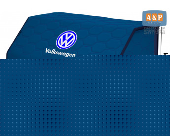 Органайзер-саквояж "Союз" в багажник Volkswagen (Фольксваген), размер XL. Цвет: синий с синей прострочкой Соты.